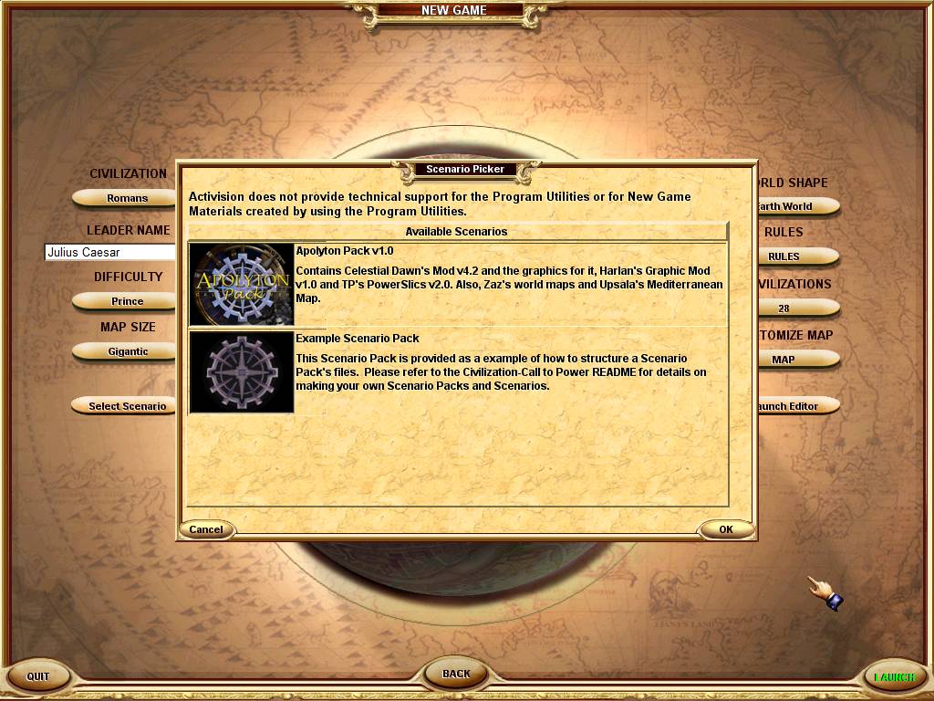 Civilization Call to Power Apolyton Edition Pack v1 thumbnail