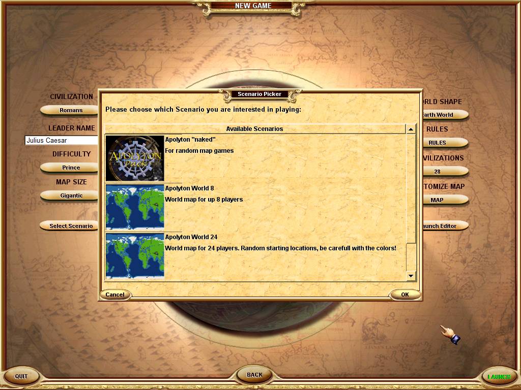 Civilization Call to Power Apolyton Edition Pack v1 screenshot 2